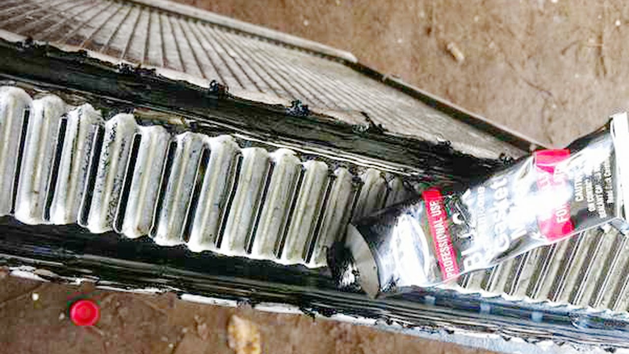 Как и чем устранить течь радиатора своими руками