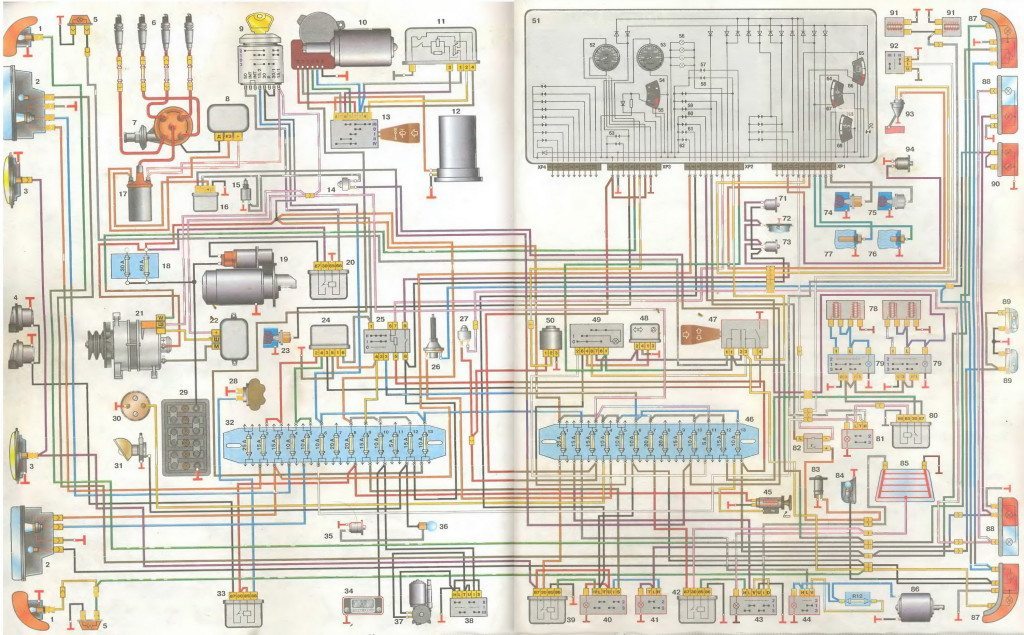 Схема зарядки газ 66