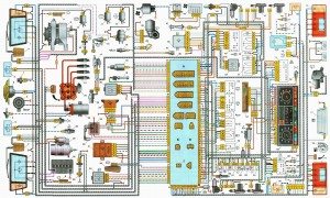 Порядок проводов ваз 2109