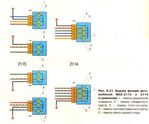 Схема электропроводки ваз 2115 инжектор 8