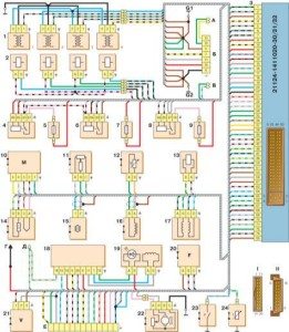 Схема проводки ваз 21124 16 клапанов