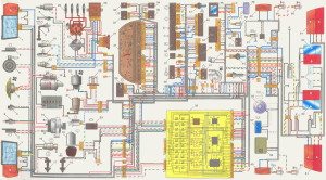 Схема электропроводки ваз 2103