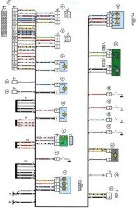 Схема проводки ваз 2112