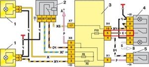 Проводка плафона ваз 2114