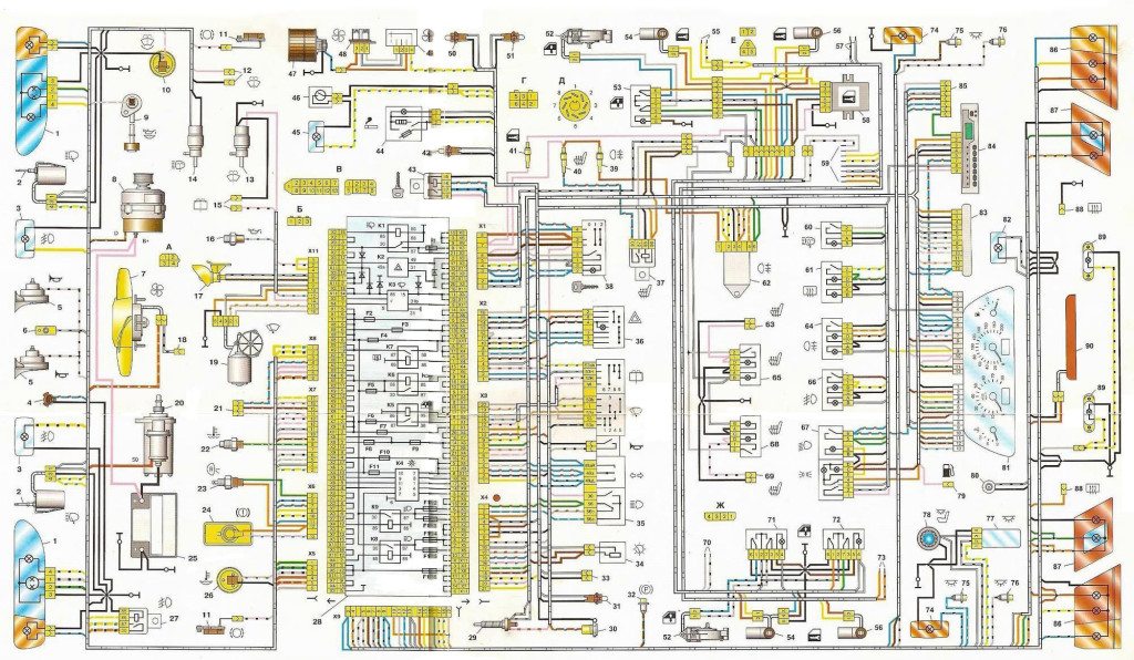 Схема электропроводки уаз 3151