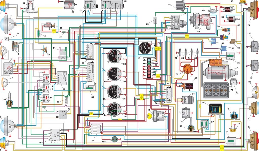 Схема проводки уаз патриот
