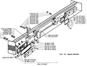 Зил 5301 бычок электрическая схема
